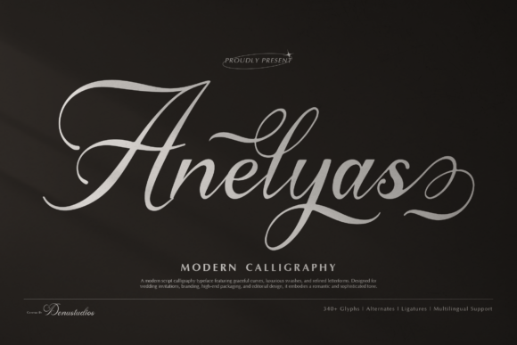 Anelyas Font: Elevate Your Brand with Elegant Script