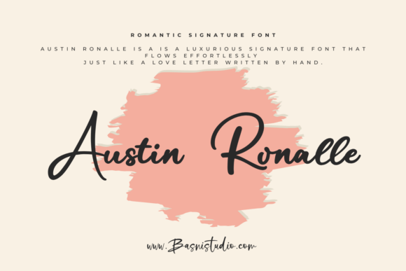 Austin Ronalle Font Review: Elegance for Your Designs