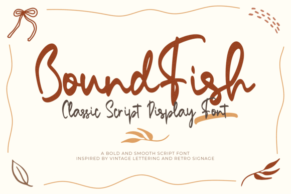 Bound Fish: The Script Handwritten Font for Memorable Brands