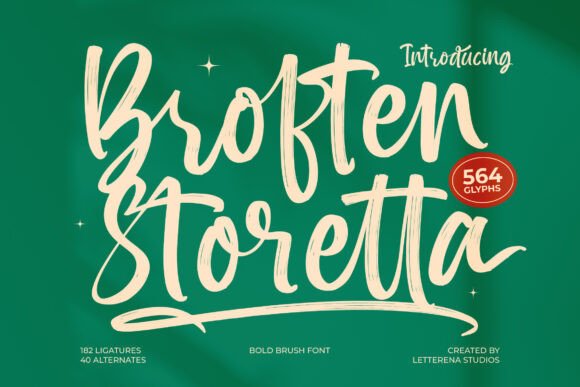 Broften Storetta Font Review for Branding
