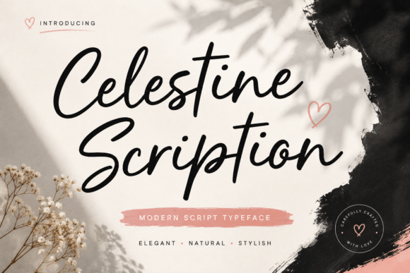 Celestine Scription: A Modern Typeface for Elegant Branding