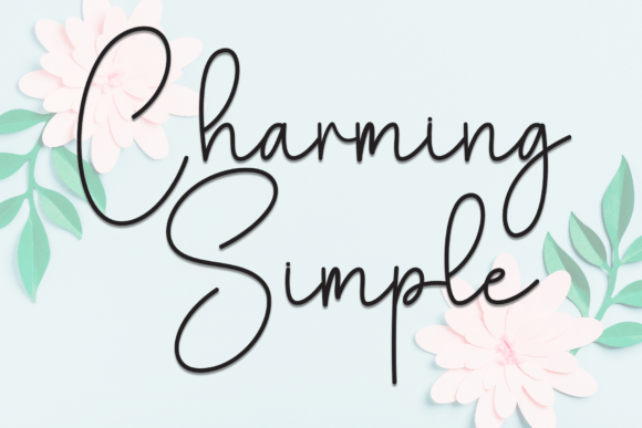 Charming Simple Font Review for Elegant Branding