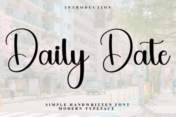 Daily Date: The Elegant Script Font for Small Business Branding