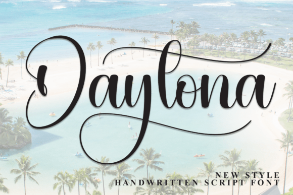 Daytona Font: Elegant Script for Handmade Brands