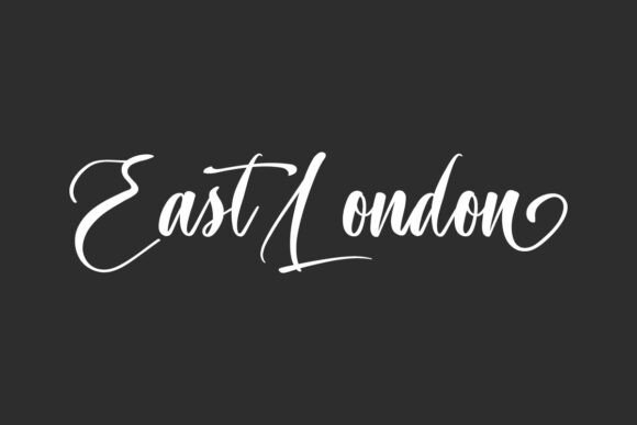 East London Font: A Script Handwritten Choice for Campaigns