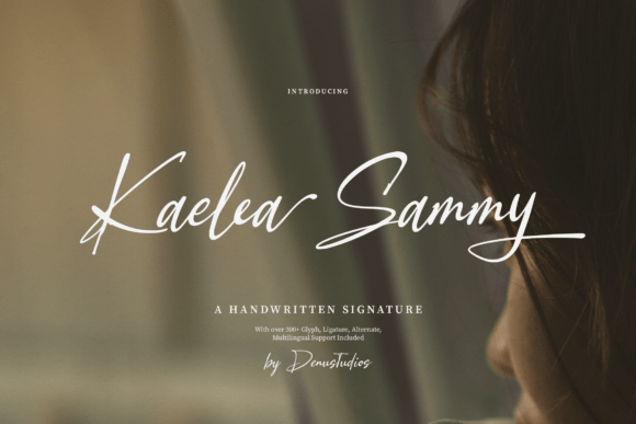 Elevate Web Design with the Kaelea Sammy Typeface