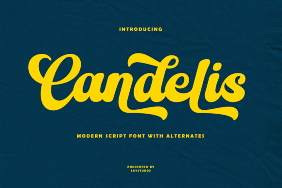 Elevate Your Brand with the Candelis Script Font