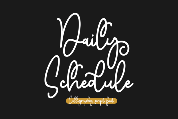Elevate Your Brand with the Daily Schedule Typeface