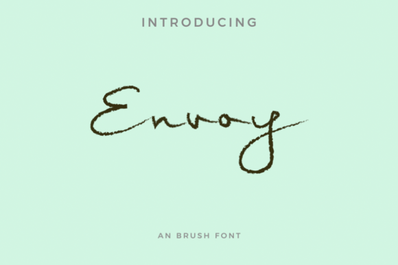 Envoy Script Font for Handmade Branding