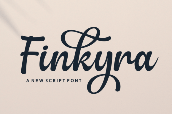 Finykra: A Sophisticated Script Font for Editorial Elegance
