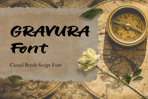 Gravura: A Bold Script Font for Modern Branding