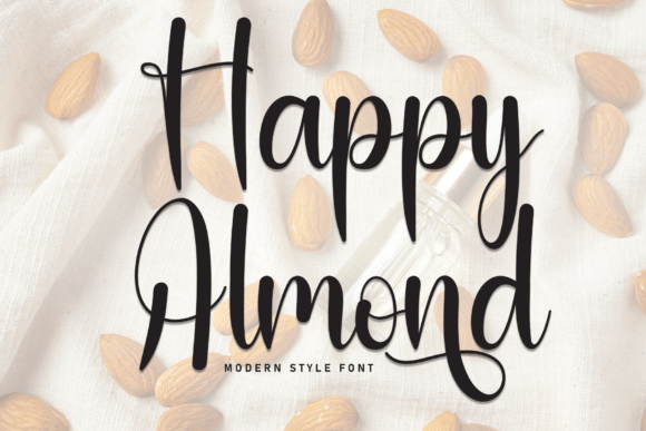 Happy Almond: A Stylish Script Font for Modern Brands