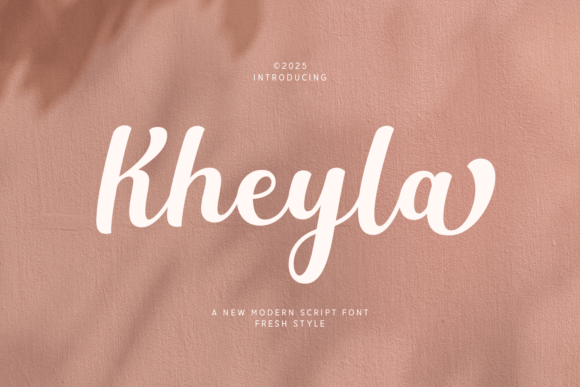 Kheyla: A Modern Script Font for Elegant Editorial Design