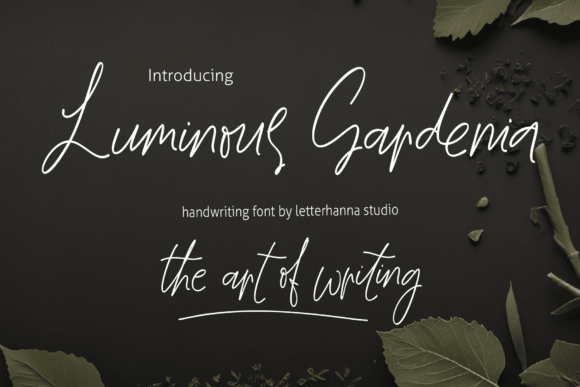 Luminous Gardenia Font for Scroll-Stopping Designs
