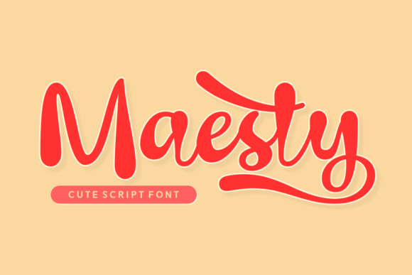 Maesty: A Playful Script Font for Editorial Joy