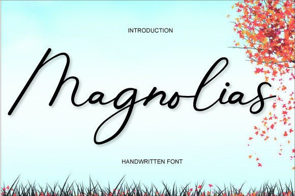 Magnolias Font: Elevate Your Campaign Visuals