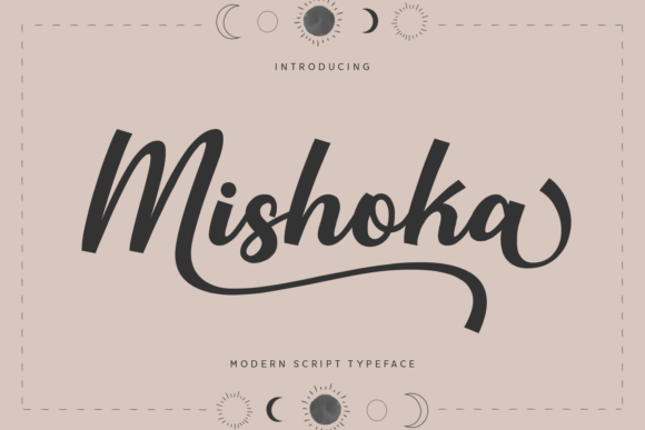 Mishoka Font: A Modern Script for Bold Web Headlines