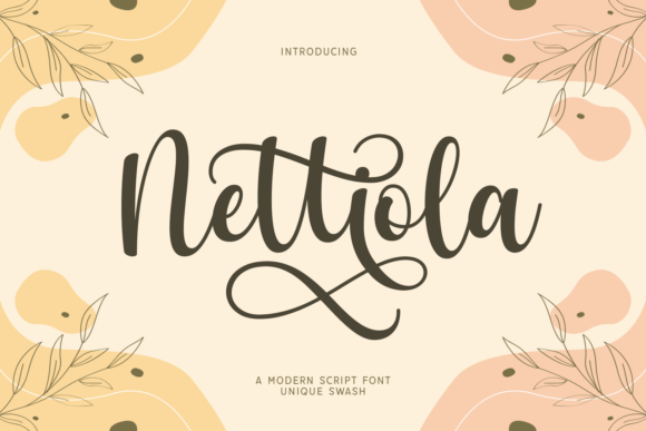 Nettiola: A Graceful Script Font for Elegant Editorial Design