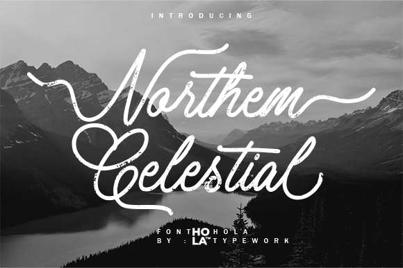 Northem Celestial: A Vibrant Script Handwritten Font for Makers