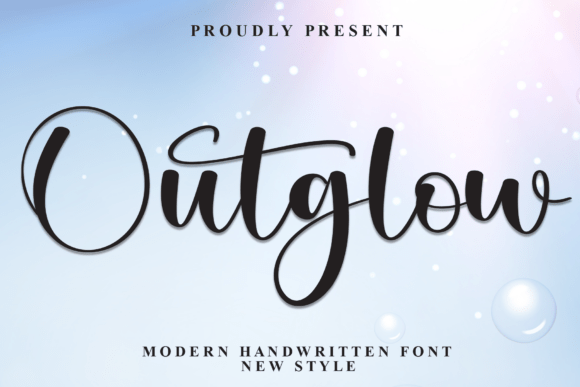 Outglow: The Elegant Script Font for Brand Growth