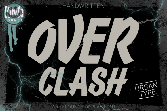 Overclash: A Bold Script Font for Web Headers