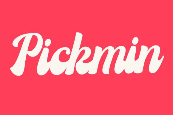 Pickmin: The Bold Script Font for Sweet Branding