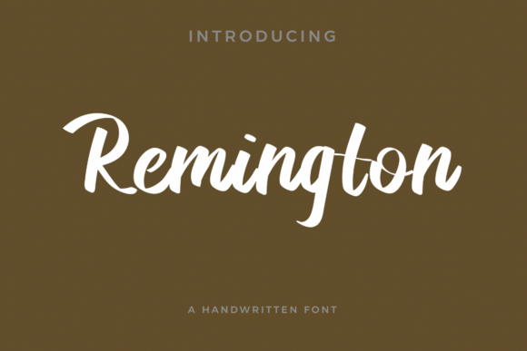 Remington Typeface for Campaign Design