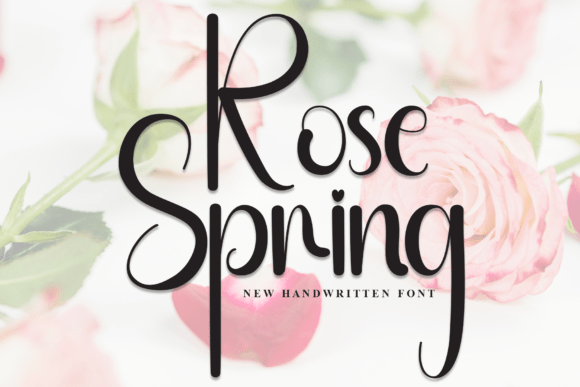 Rose Spring: A Fluid Script Typeface for Modern Branding