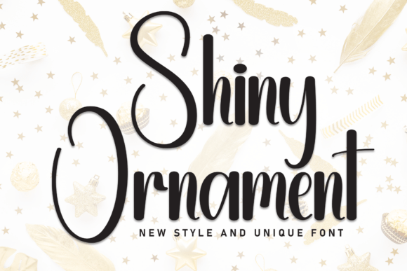 Shiny Ornament Font Review for Makers and Designers