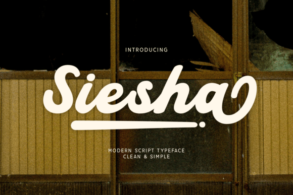 Siesha: The Bold Script Font for Modern Craft Brands
