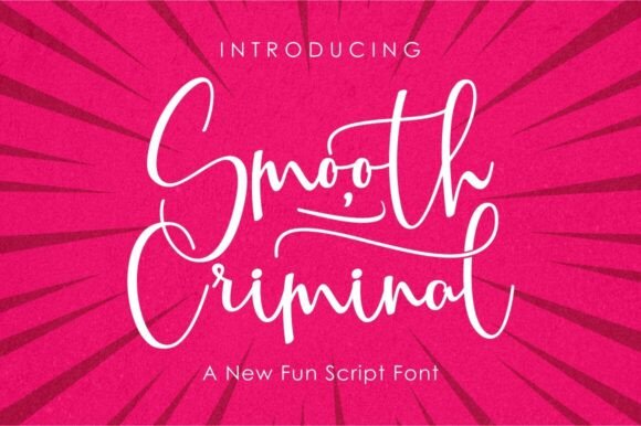 Smooth Criminal Font Review for Makers and Brands