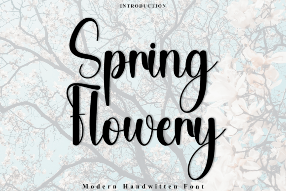 Spring Flowery: The Elegant Script Font for Crafters