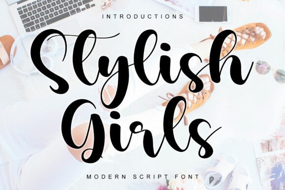Stylish Girls Font: Bold Script for Handmade Brands