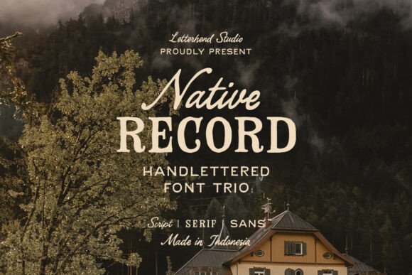 The Native Record Typeface for Authentic Branding