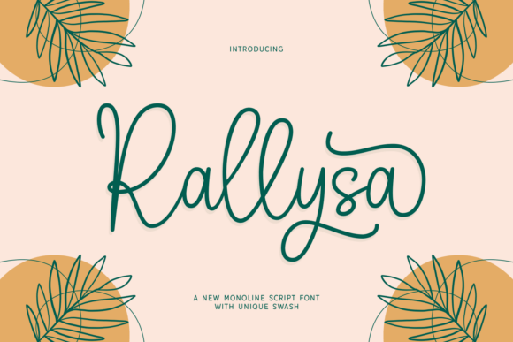 Upgrade Your Brand with Rallysa Script Font