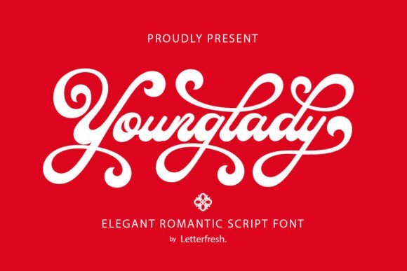 Younglady Script Font for Modern Web Design